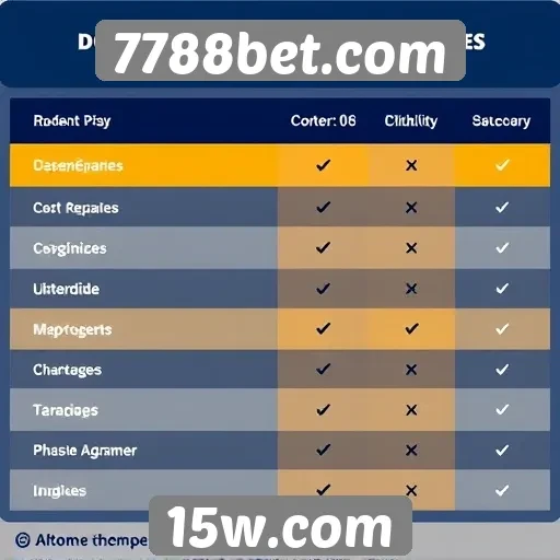 Comparativo de métodos de pagamento no 7788bet.com